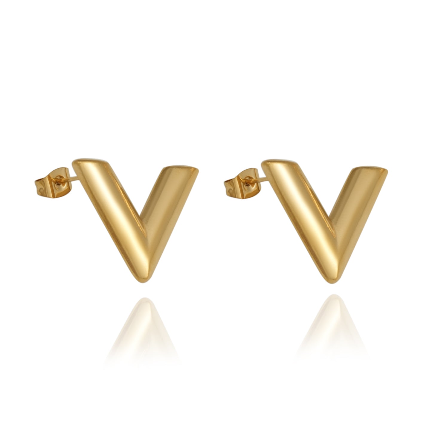 V earring