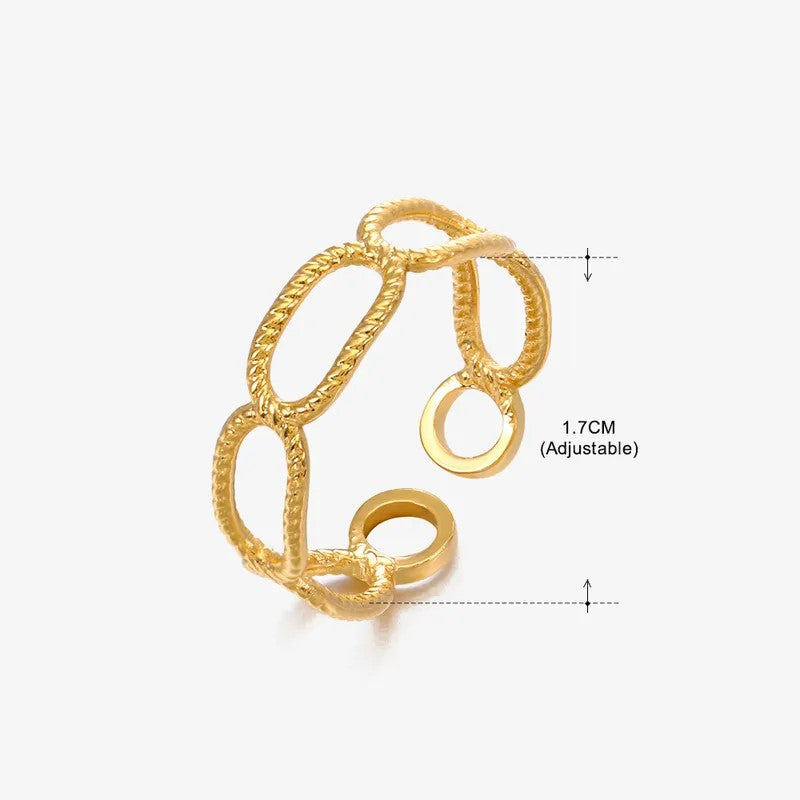Vintage Style Geometric Ring