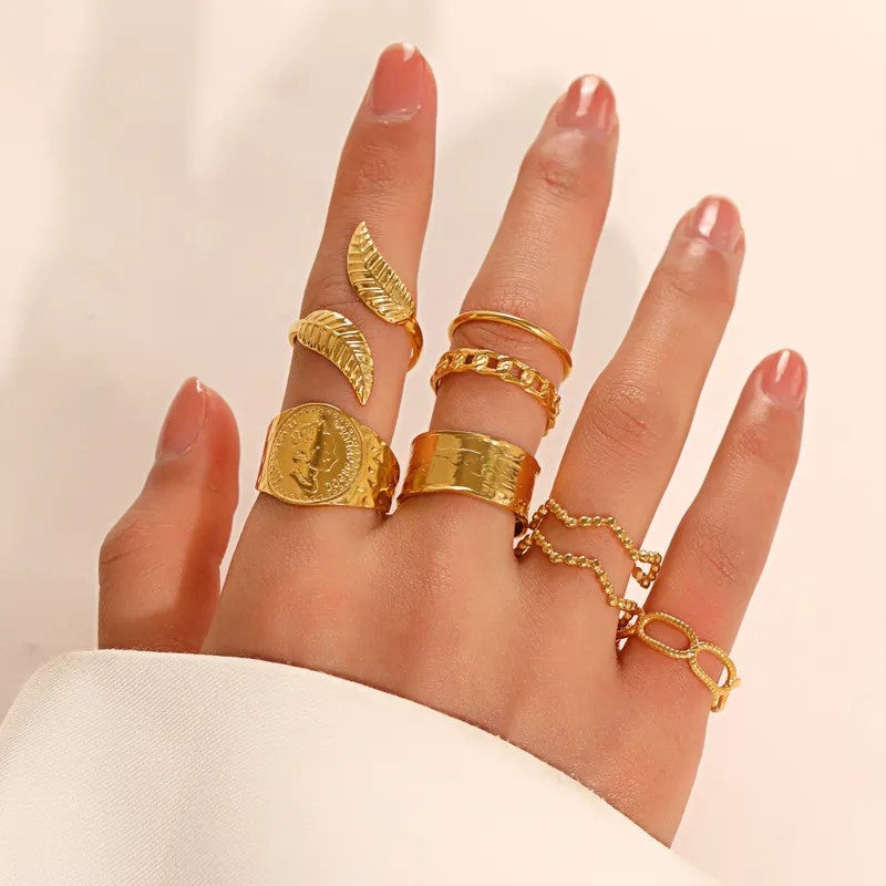Vintage Style Geometric Ring