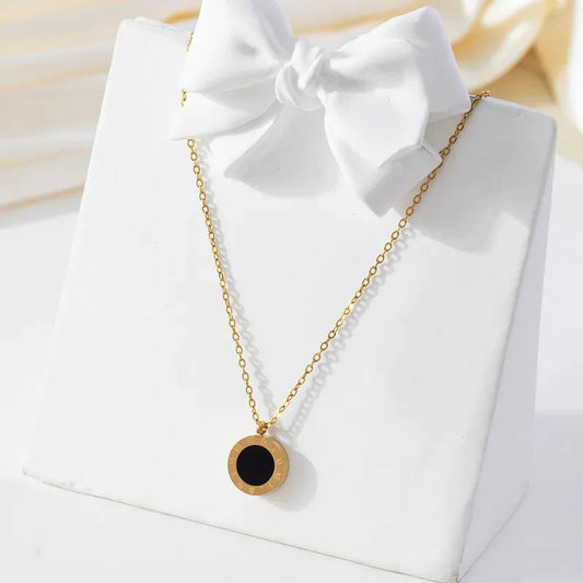 Casual Elegant Classic Style Roman Numeral Necklace