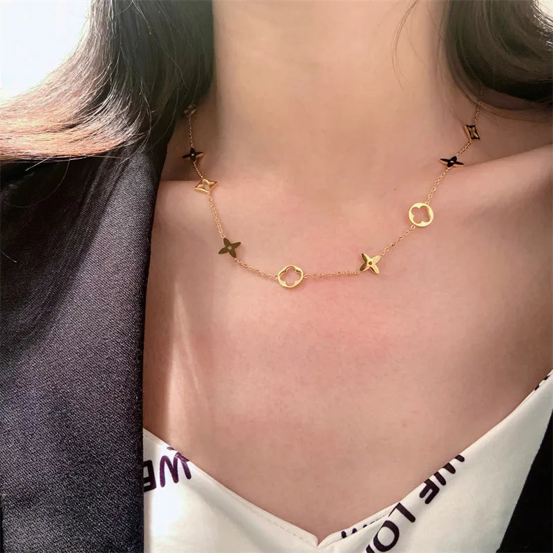 long LV necklace