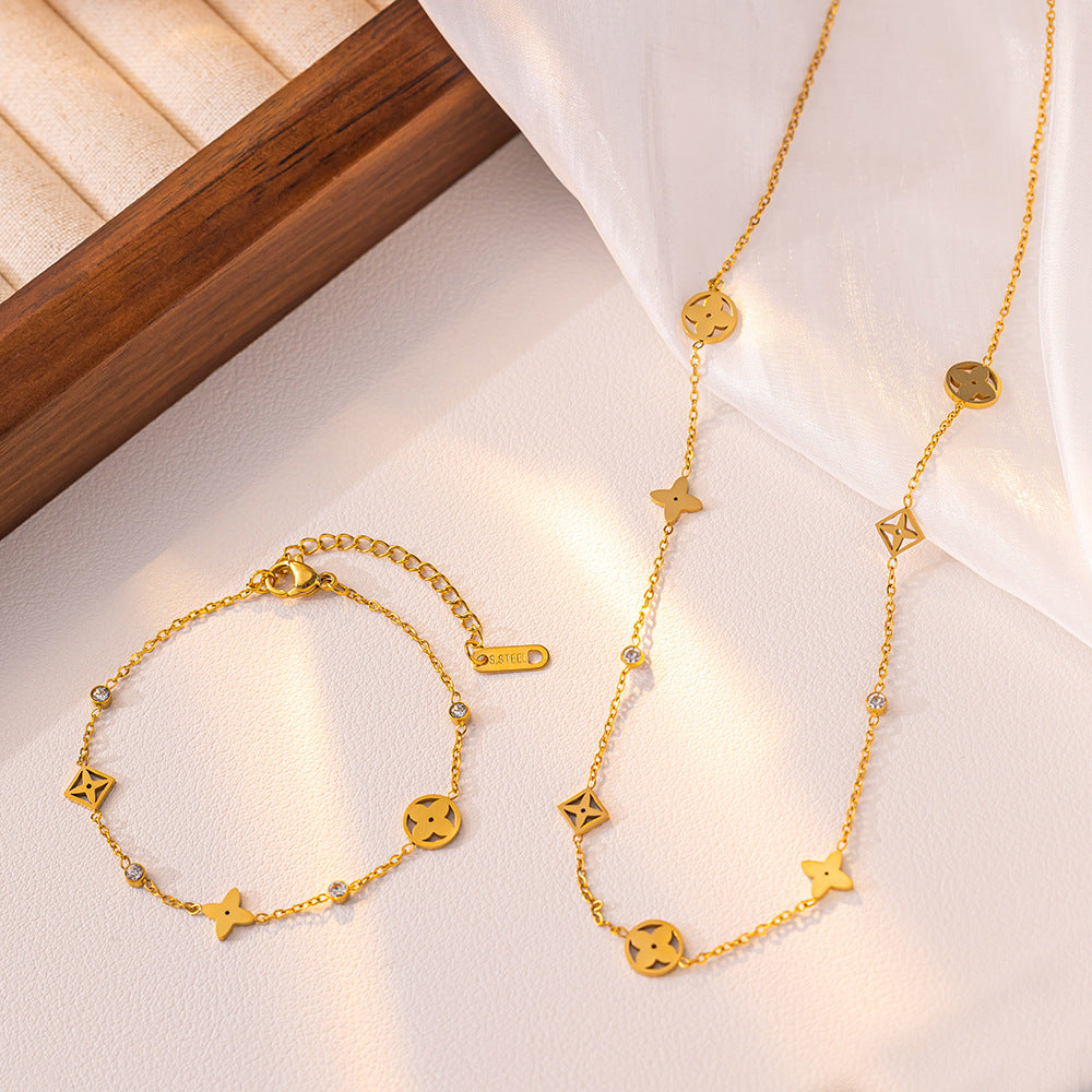long LV necklace