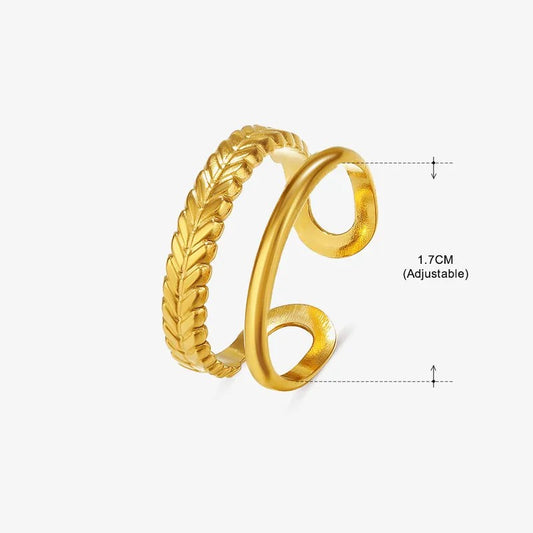 Vintage Style Geometric ring
