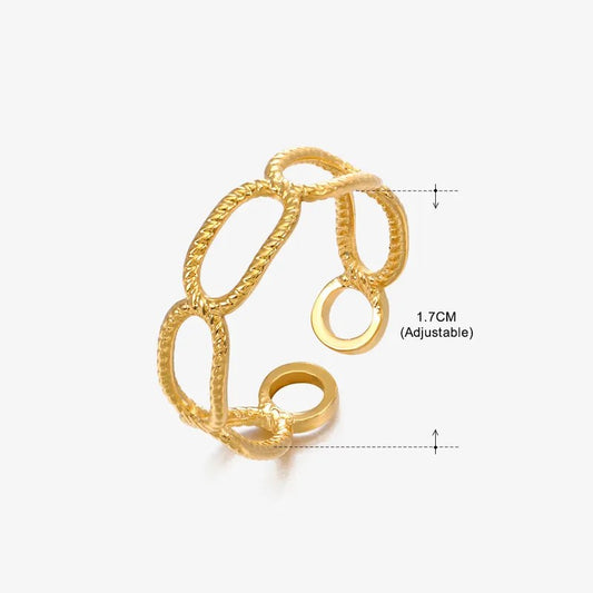 Vintage Style Geometric Ring